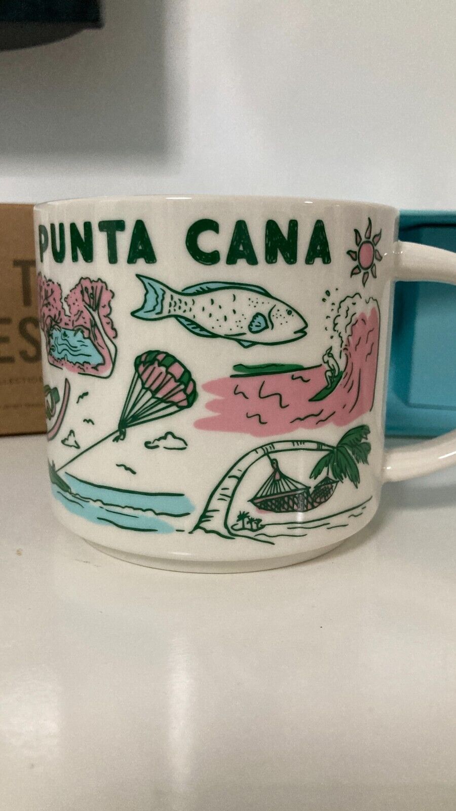 RARE STARBUCKS COFFEE MUG - Punta Cana (DOMINICAN REPUBLIC) ?? - Sold on eBay July 28th, 2024 for $94.99