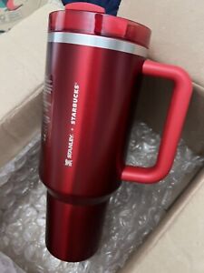 stanley x starbucks cup red 40oz brand new 2023 Holiday Cup - Sold on eBay January 13th, 2024 for $255.00 (26 bids) 