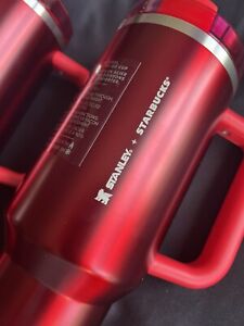 Starbucks Stanley Holiday Cup 2023 40 Oz ? Red Tumbler IN HAND ? ?? SHIPS ASAP - Sold on eBay November 18th, 2023 for $169.99