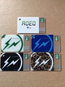 Starbucks Japan 2013 Fragment Leopard Mini Card Set Hiroshi Fujiwara AOEQ