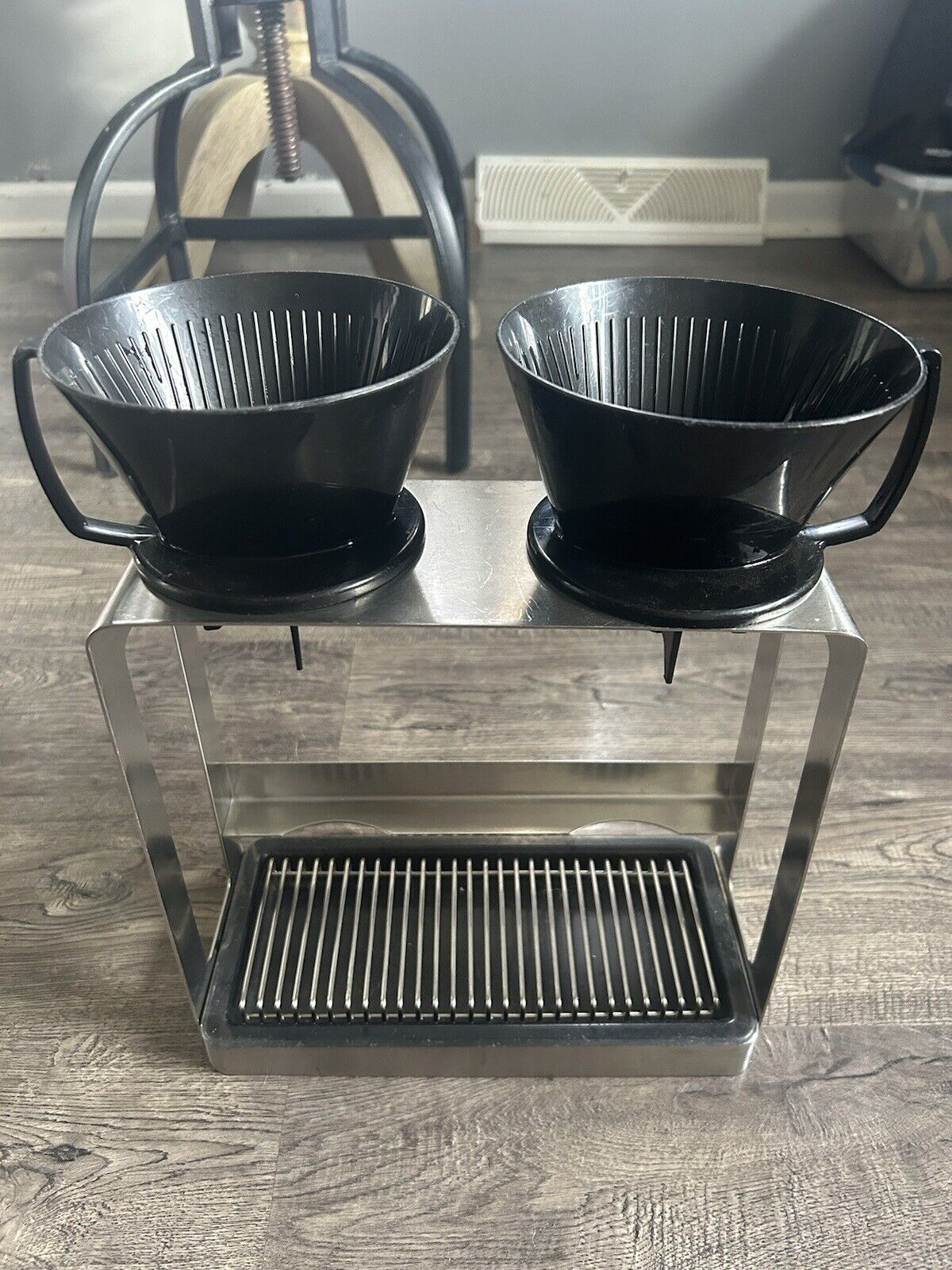 Used Starbucks Official Pour Over Coffee Stand 2 Cup Stainless Steel Drip Tray - Sold on eBay December 26th, 2024 for $150.00