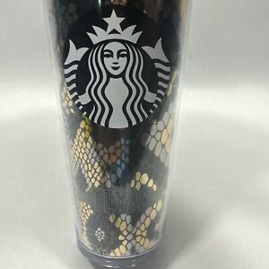 Rare! Starbucks 2014 Rattlesnake Snakeskin Texas Venti Tumbler No Straw - Sold on eBay August 16th, 2023 for $150.00