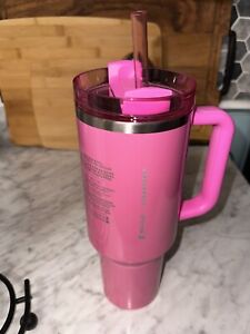 Stanley x Starbucks Pink 40oz Tumbler 2024 - Sold on eBay February 2nd, 2024 for $210.00