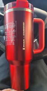 Starbucks X Stanley Holiday 2023 Collab 40 oz Red Tumbler Mug IN HAND Brand NEW - Sold on eBay November 17th, 2023 for $155.00