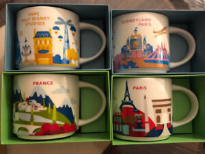 Starbucks Paris France Disneyland Paris Parc Walt Disney You are Here Collection - Sold on eBay December 31st, 2023 for $250.00