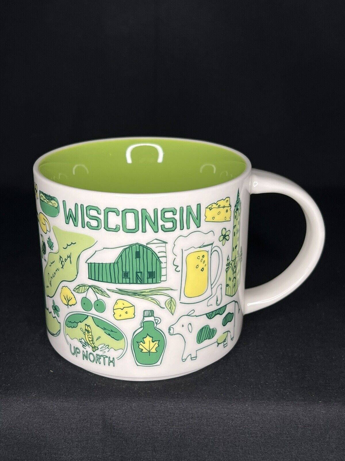 Starbucks Wisconsin Been There Series Collection 14oz Coffee Tea Mug Cup Mint WI - Sold on eBay December 20th, 2024 for $99.99