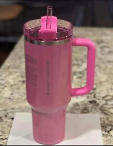 Stanley x Starbucks Exclusive 2024 Pink 40oz Tumbler NEW Early Release!!! - Sold on eBay January 4th, 2024 for $213.50 (43 bids) 