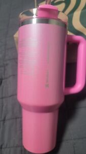 STANLEY x STARBUCKS EXCLUSIVE TUMBLER MUG 40OZ PINK NEW 2024 EARLY RELEASE