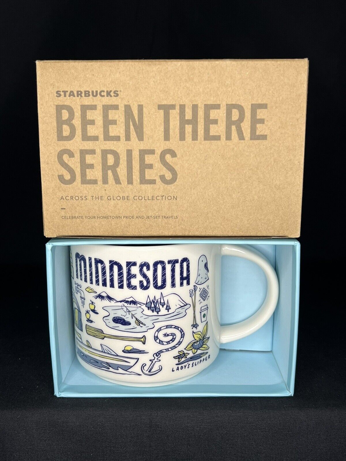 Starbucks Been There Series Minnesota 14oz Coffee Tea Mug Cup New In Box NIB - Sold on eBay March 4th, 2025 for $75.00