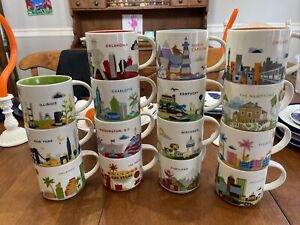 starbucks you are here mug lot Of 15 - Sold on eBay November 8th, 2023 for $100.00