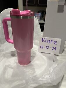 Stanley X Starbucks Winter Pink 40oz Tumbler 2024 (Target Exclusive) Brand New - Sold on eBay January 19th, 2024 for $232.50 (8 bids) 