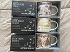BRAND NEW 2023 Star Wars Starbucks Been There Mugs - Jakku Coruscant Mustafar - Sold on eBay March 1st, 2025 for $80.00