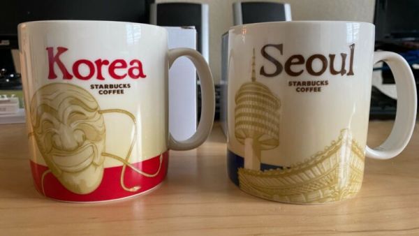 Korea & Seoul Starbucks Coffee Mugs From Global Icon Collector Series, 16 oz. - Sold on eBay November 1st, 2024 for $199.99