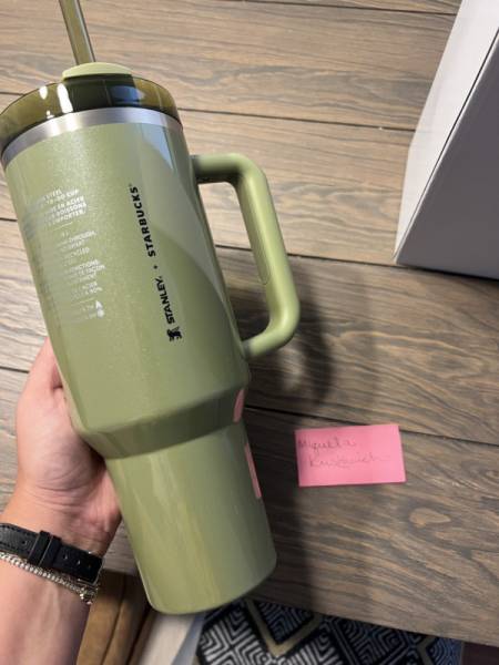 Pearl Green Starbucks X Stanley Fall 2024 40 Oz Tumbler (Will Ship ASAP) - Sold on eBay August 30th, 2024 for $76.00 (17 bids) 