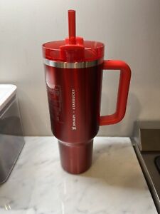 New  X Stanley Holiday 2023 Collab 40 oz Red Tumbler Mug IN HAND Brand NEW - Sold on eBay November 16th, 2023 for $159.99