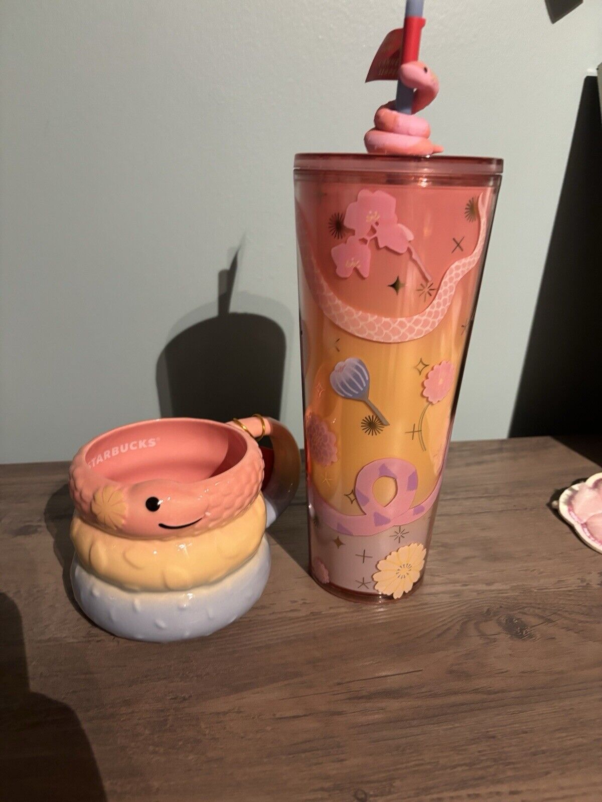 2025 Starbucks Lunar Chinese New Year of the Snake Tumbler And Mug 2 Piece Set - Sold on eBay February 15th, 2025 for $74.99