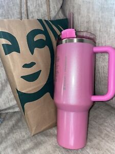 NEW 2024 Starbucks x PINK Stanley Cup RARE Targe Tumbler 40 oz - FAST SHIPPING!! - Sold on eBay January 7th, 2024 for $260.00