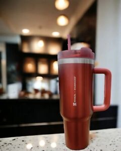 Starbucks X Stanley 2023 Holiday Red 40oz Tumbler Limited Edition (CUP IN HAND) - Sold on eBay February 15th, 2024 for $449.99