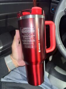 Starbucks + Stanley Holiday 2023 Collab (40 oz) Red Tumbler Mug ? SAME DAY SHIP - Sold on eBay November 4th, 2023 for $200.00