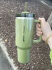 Starbucks Olive Green Pearl Stanley 40oz Tumbler Glitter Fall Release 2024 New - Sold on eBay August 22nd, 2024 for $110.00