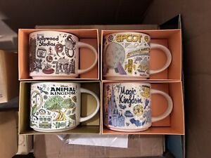 Disney Starbucks Been There Mugs | FROM ALL 4 PARKS- Brand New Never Taken Out - Sold on eBay December 27th, 2023 for $177.50 (19 bids) 