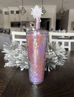 Starbucks Wicked Glinda Tumbler Venti 24 Oz Pink Cold Cup Prism Wand Straw Top - Sold on eBay March 11th, 2025 for $149.99