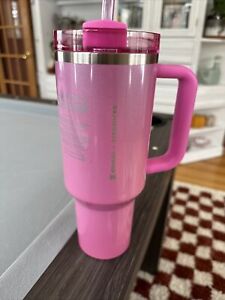 Starbucks x Stanley 40 oz Tumbler Winter Pink Target Exclusive Collab BRAND NEW - Sold on eBay January 25th, 2024 for $270.00