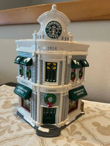 Department 56 Snow Village Starbucks Coffe Store - Sold on eBay October 27th, 2024 for $129.99 (2 bids) 