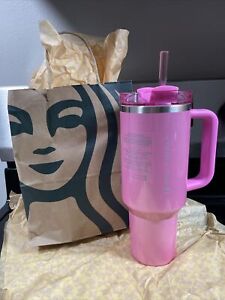 Stanley x Starbucks 40 oz Tumbler Winter Pink Target Exclusive 2024 - Sold on eBay January 7th, 2024 for $255.00 (35 bids) 