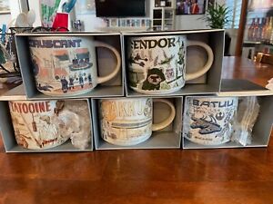 Disney Star Wars 5  Mug Set Starbucks Been There  (read description ). - Sold on eBay March 6th, 2024 for $299.00