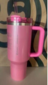 Starbucks x Stanley 40 oz Tumbler Pink Exclusive In Hand -RTS- - Sold on eBay January 25th, 2024 for $250.00 (2 bids) 