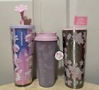 NWT Starbucks 2024 Cherry Blossom Cup And Tumbler Set Of 3 - Sold on eBay March 28th, 2024 for $123.49