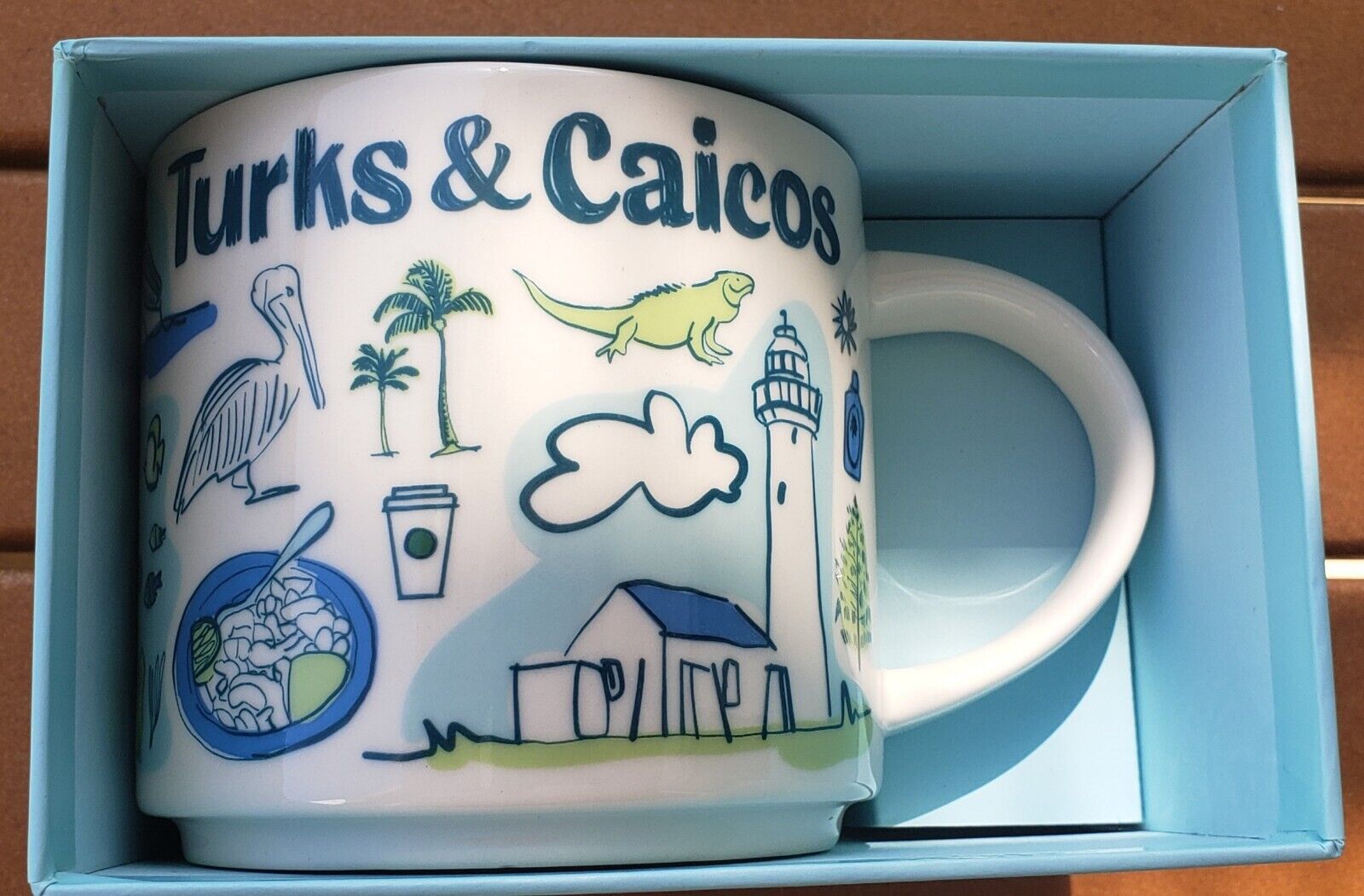 Starbucks 2018 Turks and Caicos Been There Across The Globe Mug NEW IN BOX - Sold on eBay February 8th, 2025 for $63.93