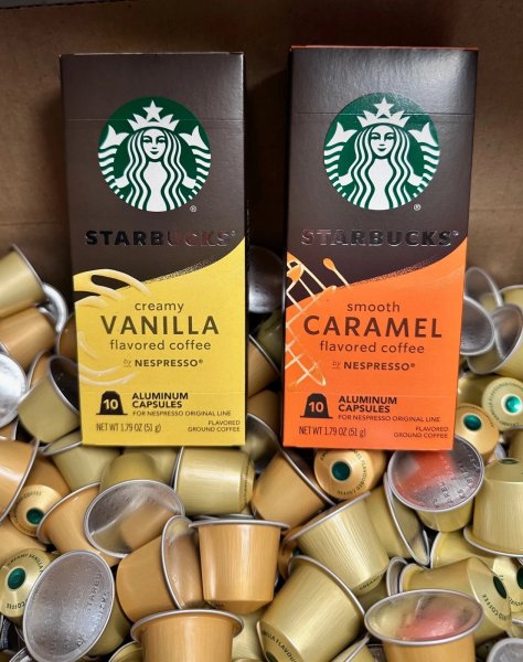 Starbucks Nespresso Creamy Vanilla 220 Smooth Caramel 80 BULK/LOOSE 300 Capsules