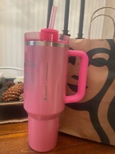 2024 Stanley x Starbucks Pink 40oz Tumbler New Target  Exclusive (IN HAND) - Sold on eBay January 5th, 2024 for $236.50 (28 bids) 