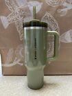 Starbucks Olive Green Pearl Stanley 40 oz Tumbler Glitter Fall Release 2024 New - Sold on eBay August 30th, 2024 for $90.00
