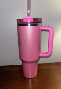 2024 Stanley x Starbucks Pink 40oz Tumbler New Target Exclusive IN HAND Ship Now - Sold on eBay January 18th, 2024 for $255.00 (39 bids) 