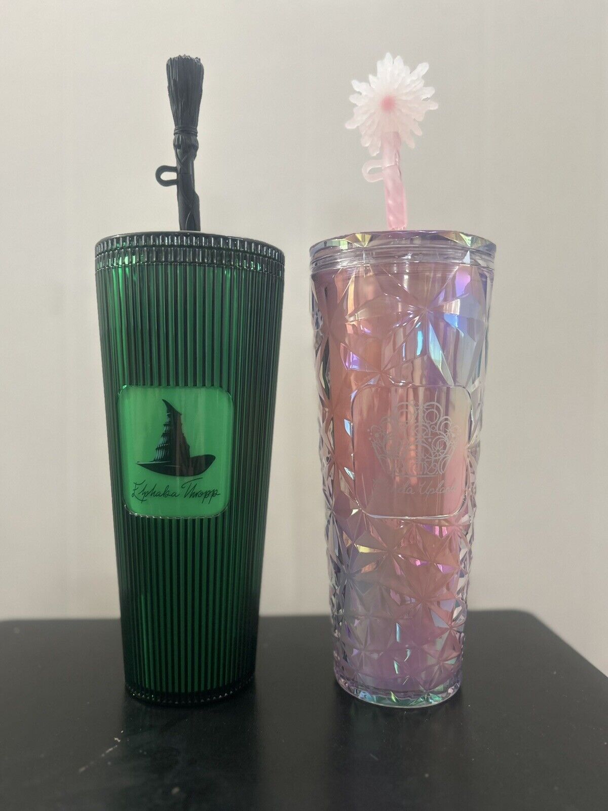 Glinda/Elphaba Starbucks Tumblers Set-2 - Sold on eBay March 2nd, 2025 for $190.00