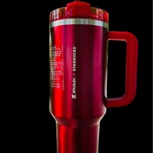 Rare Starbucks + Stanley Holiday 2023 Collab (40 oz) Red Tumbler Mug - Sold on eBay November 30th, 2023 for $200.00