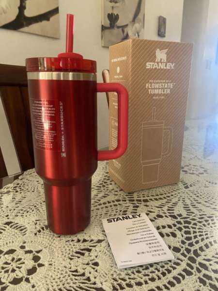 Starbucks X Stanley 2023 Holiday Red 40 oz Tumbler Limited Edition - Sold on eBay October 17th, 2024 for $99.00
