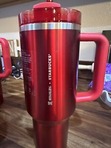 Starbucks X Stanley Holiday 2023 Collab (40 oz) Red Tumbler Mug IN HAND ?? - Sold on eBay December 19th, 2023 for $225.00