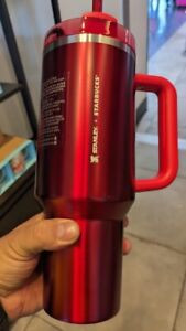 Starbucks Stanley Tumbler Holiday Red 2023 40oz Mug - Sold on eBay December 12th, 2023 for $162.50 (2 bids) 