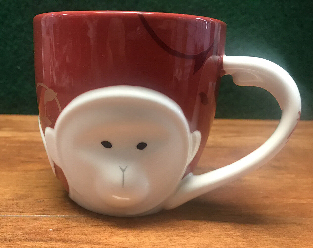 Starbucks Coffee Mug Cup China 2016 Year of the Monkey mug, 12oz Red White - Sold on eBay January 1st, 2025 for $59.00