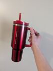 Stanley x Starbucks Holiday Red  40oz Tumbler Cup - 2023 Limited Edition - Sold on eBay March 21st, 2024 for $130.00 (1 bids) 