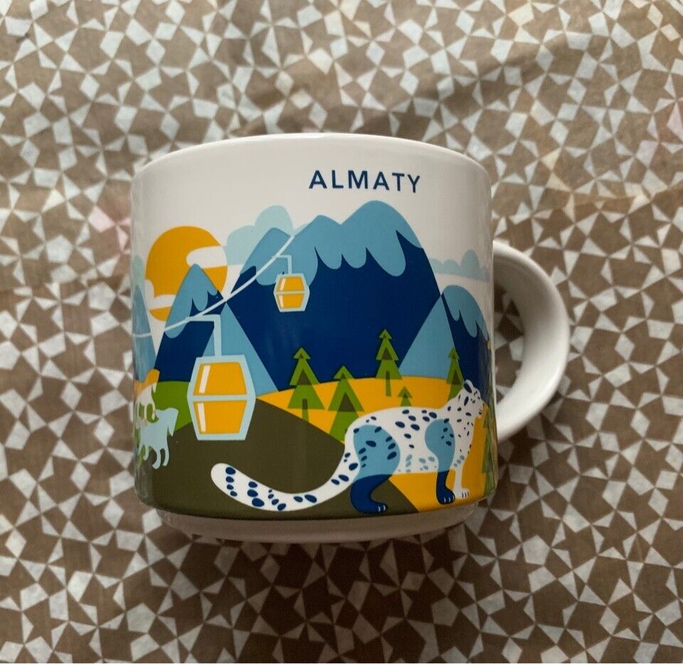 NEW Starbucks You Are Here YAH Mug 14 oz Coffee ALMATY KAZAKHSTAN MIT ~US SHIP~ - Sold on eBay March 29th, 2025 for $119.99