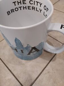 2002 GIANT 2.5 Gallon PHILADELPHIA SKYLINE SERIES ONE STARBUCKS BARISTA MUG - Sold on eBay March 4th, 2024 for $275.00