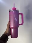 Stanley x Starbucks 40oz Tumbler In Hand - Winter Pink Brand New - Sold on eBay July 8th, 2024 for $79.99