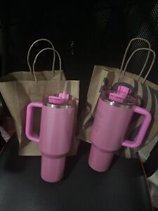 Stanley x Starbucks Exclusive Tumbler 40oz Pink NEW 2024 IN HAND FREE SHIPPING - Sold on eBay January 6th, 2024 for $449.99