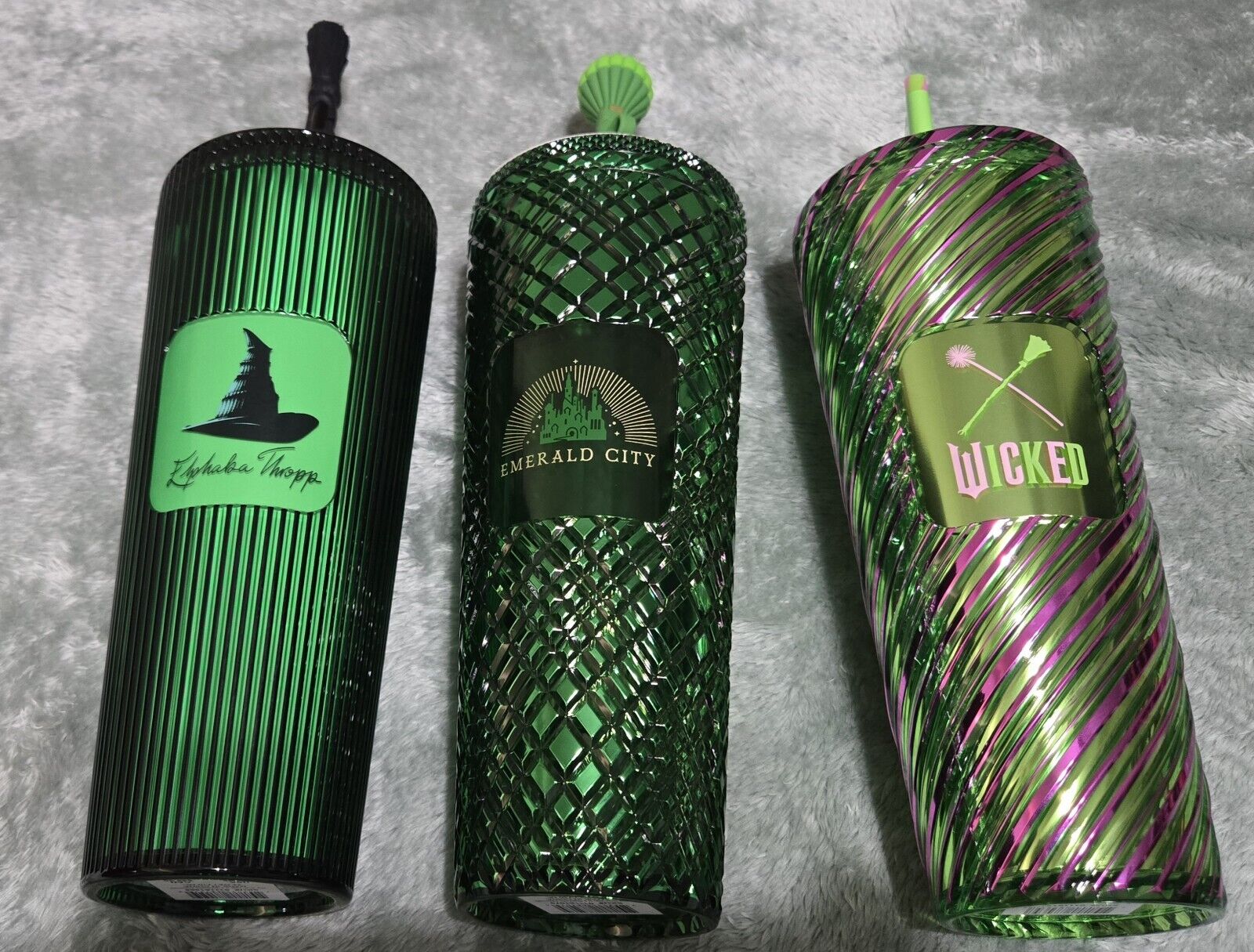 3 2024 Wicked x Starbucks Tumbler Collection. - Sold on eBay December 3rd, 2024 for $202.50 (3 bids) 