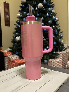Stanley x Starbucks 2024 Pink 40oz Tumbler NEW Early Release, Limited, RARE! - Sold on eBay December 24th, 2023 for $210.00
